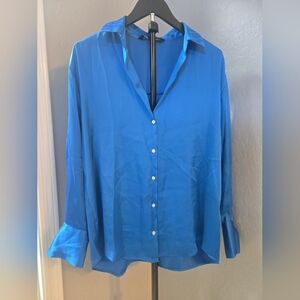 Zara Royal Blue Shirt